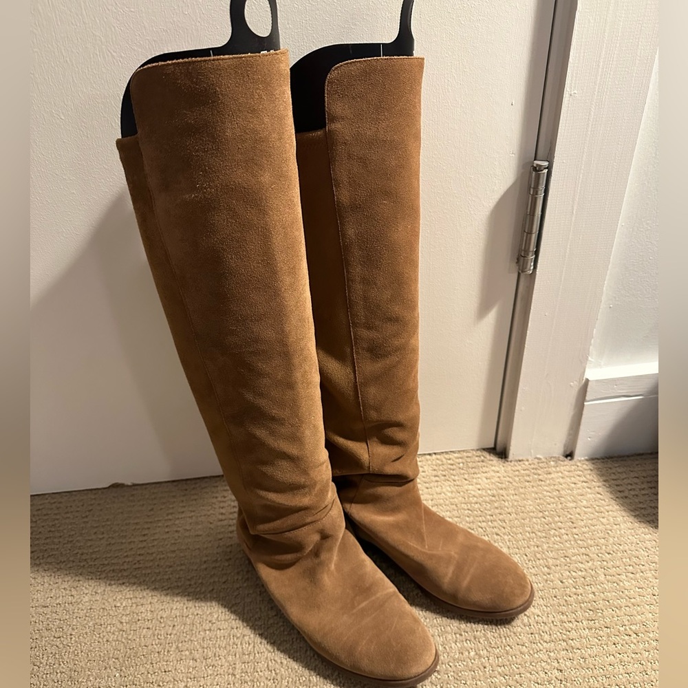 Sole Society Knee High Suede Boots